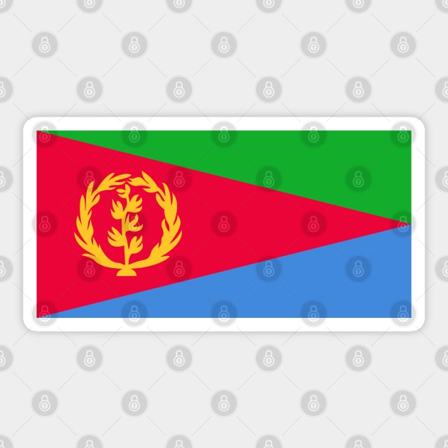 Flag of Eritrea Sticker by COUNTRY FLAGS